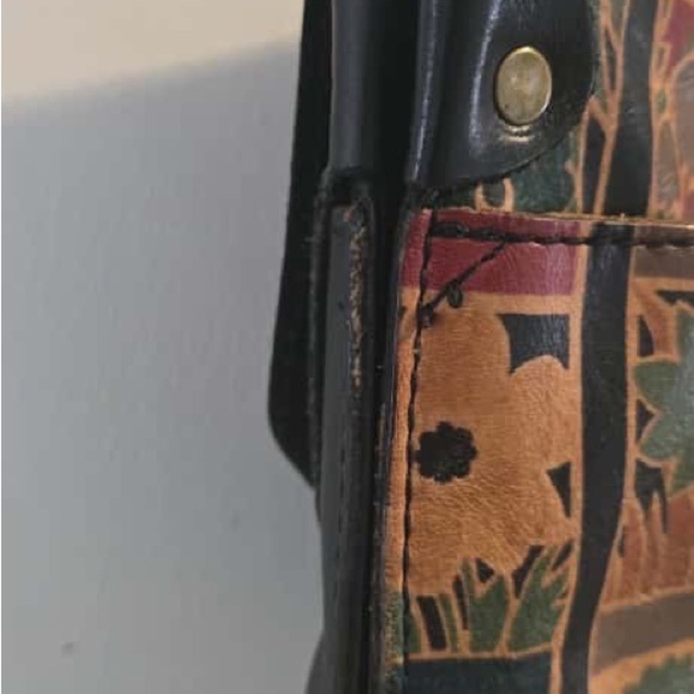 Patricia Nash Brown and Black Crossbody Bag - Picture 8 of 16